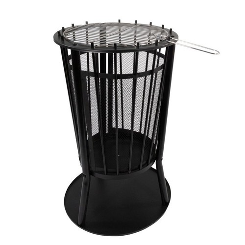 Feuerkorb mit grillgitter und - feuerkorb,