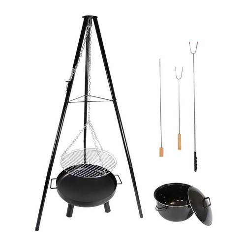 Schwenkgrill mit feuerschale - mit,