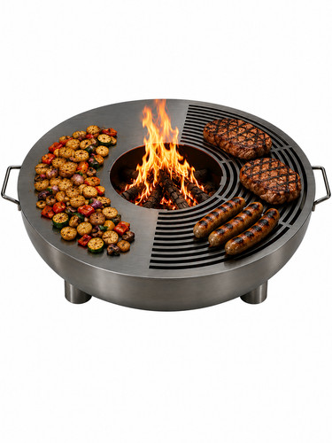 Grillplatte für feuerschale - grillplatte,