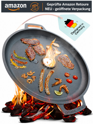 Feuerplatte aus gusseisen - aus,