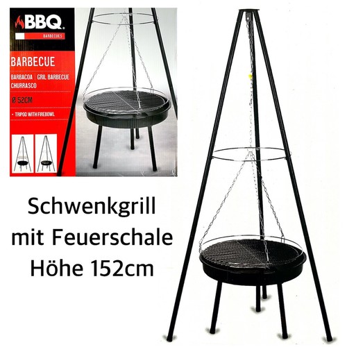 Schwenkgrill dreibein mit - dreibein,