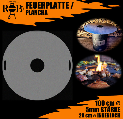 Feuerplatte plancha 100 cm 5 - plancha,