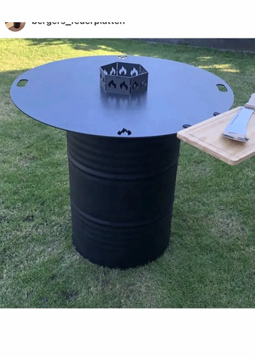 Burgergrill feuerplatte 80cm - burgergrill,,