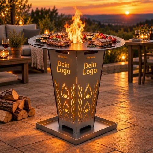 Feuerkorb personalisiert mit