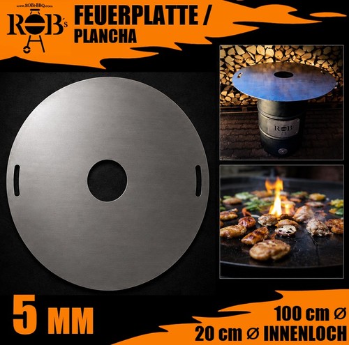 Feuerplatte plancha 100 - /,